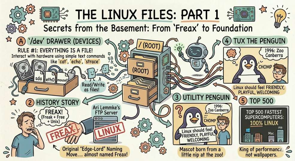 The Linux Files: 30 Things You Didn't Know About Linux (Part 1)
