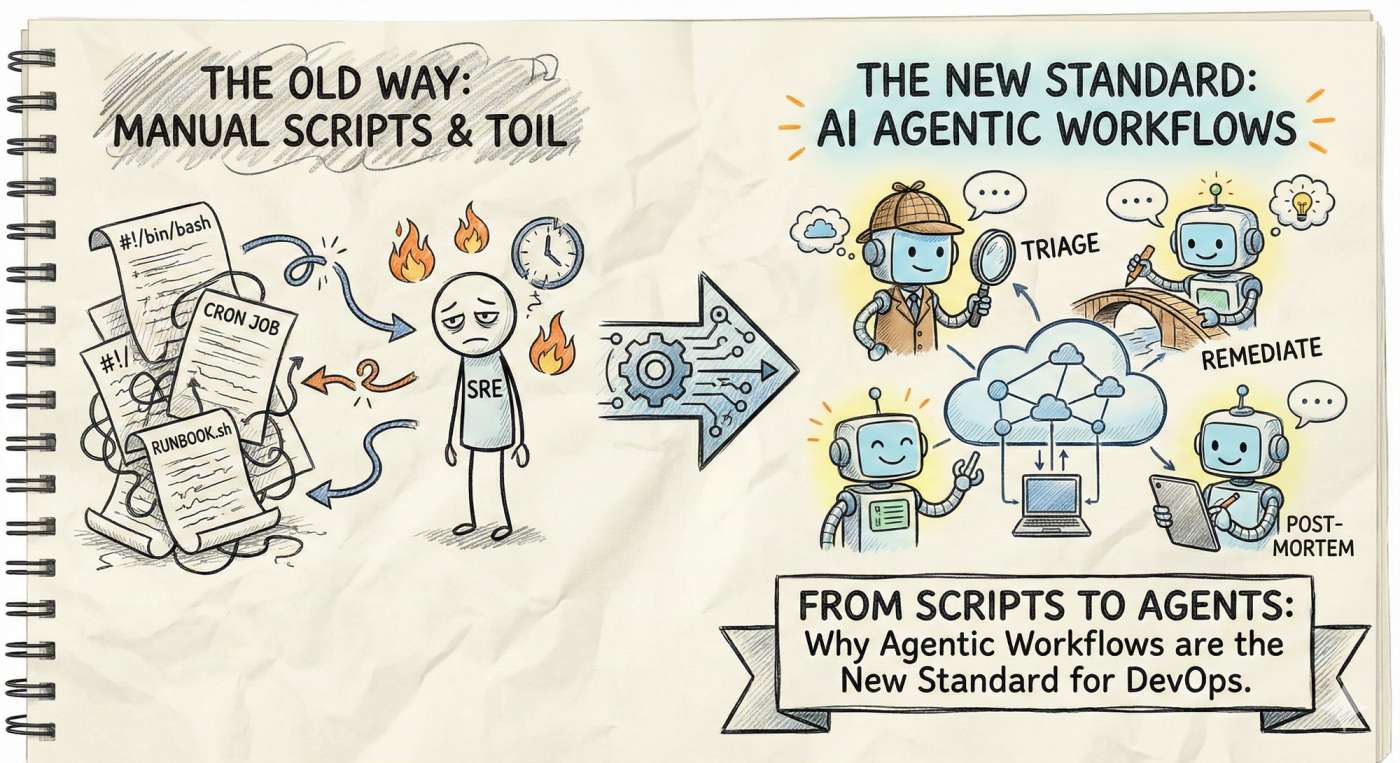 From Scripts to Agents: Why Agentic Workflows are the New Standard for DevOps in 2026.