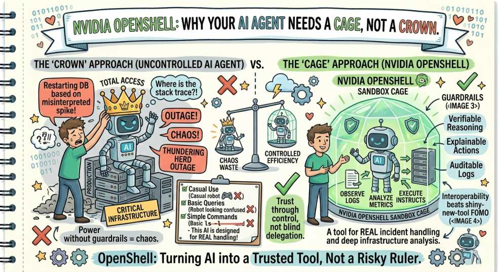 NVIDIA OpenShell: Why Your AI Agent Needs a Cage, Not a Crown