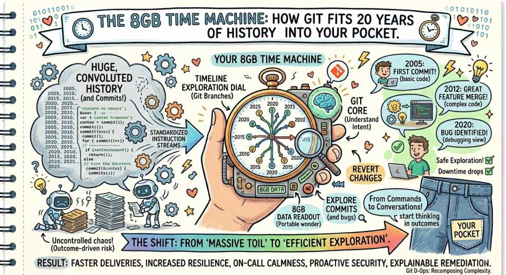 The 8GB Time Machine: How Git Fits 20 Years of History into Your Pocket