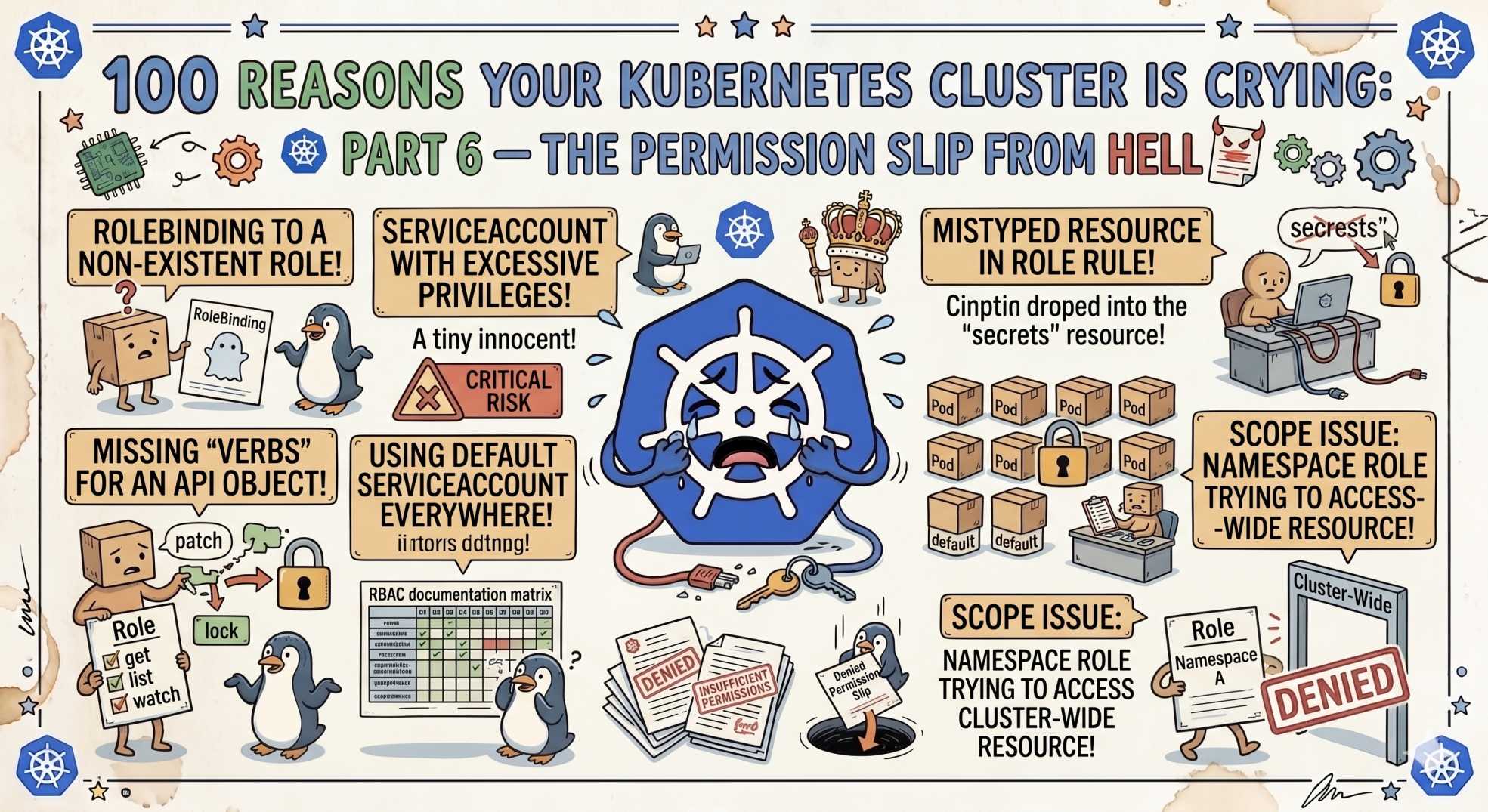 100 Reasons Your Kubernetes Cluster is Crying: Part 6- The Permission Slip from Hell