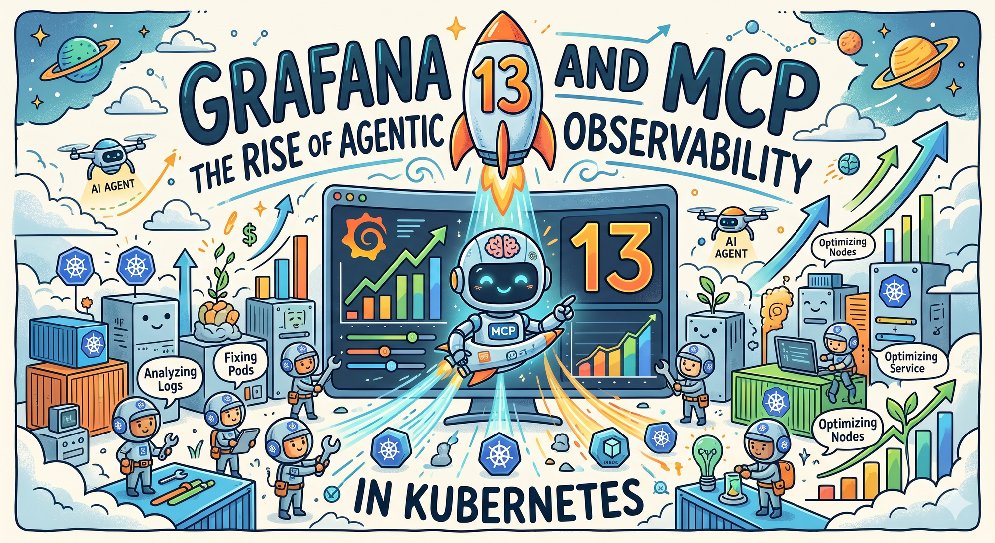 Grafana 13 and MCP: The Rise of Agentic Observability in Kubernetes 🔭