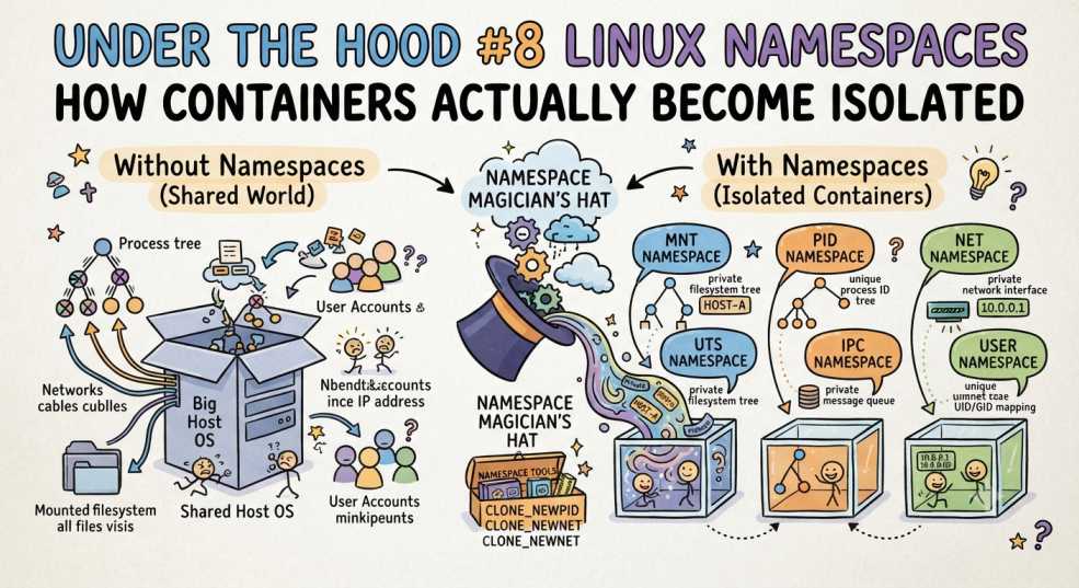 Under the Hood #8 Linux Namespaces: How Containers Actually Become Isolated