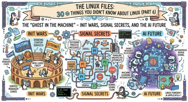 The Linux Files: 30 Things You Didn't Know About Linux (Part 6)