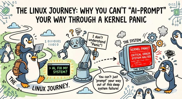 The Linux Journey: Why You Can’t “AI-Prompt” Your Way Through a Kernel Panic
