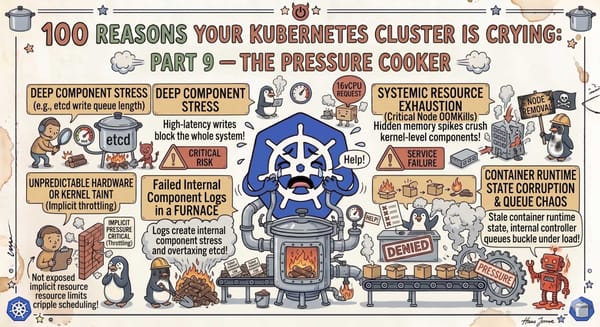 100 Reasons Your Kubernetes Cluster is Crying: Part 9- The Pressure Cooker