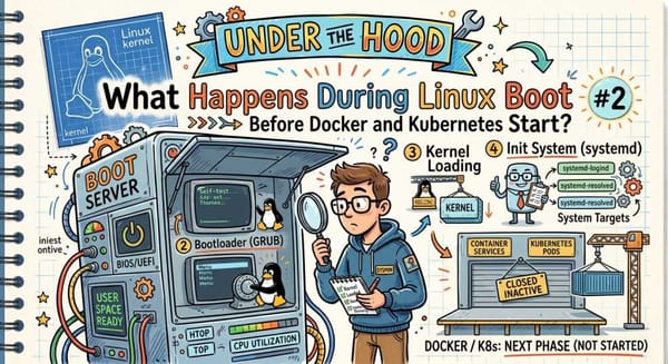 Under the Hood #2 What Happens During Linux Boot Before Docker and Kubernetes Start?