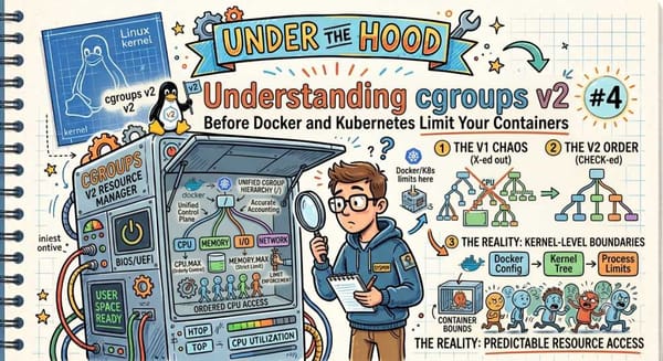 Under the Hood #4 Understanding cgroups v2 Before Docker and Kubernetes Limit Your Containers
