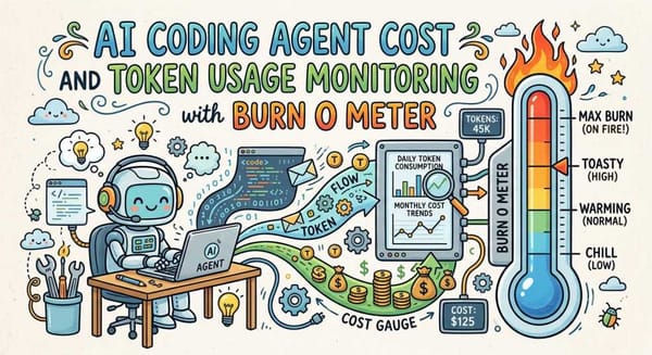 AI Coding Agent Cost and Token Usage Monitoring with Burn O Meter