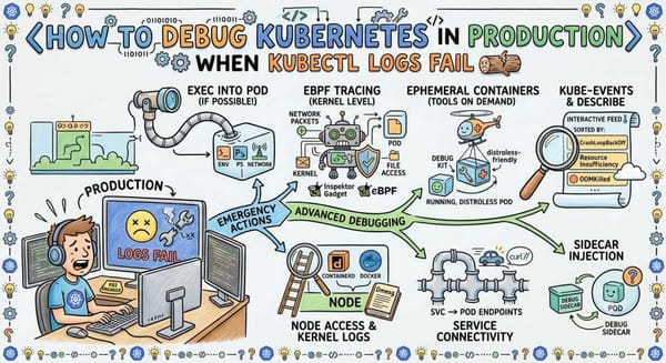 How to Debug Kubernetes in Production When kubectl Logs Fail