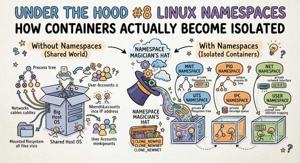 Under the Hood #8 Linux Namespaces: How Containers Actually Become Isolated